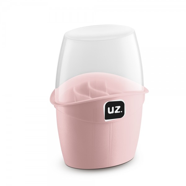 Porta Talheres Plus com Tampa Rosa