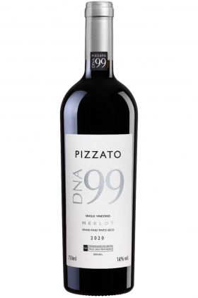 Vinho Tinto Pizzato Dna99 Single Vineyard Merlot D.o. 2020 750ml