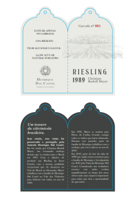 Raridade Vinho Branco Riesling 1989 Christian Rudolf Mayer 750 Ml