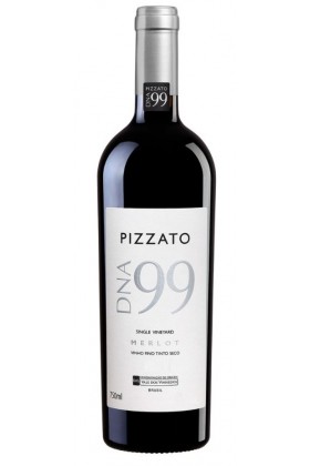 Vinho Tinto Pizzato Dna99 Single Vineyard Merlot D.o. Safra 2021 750ml